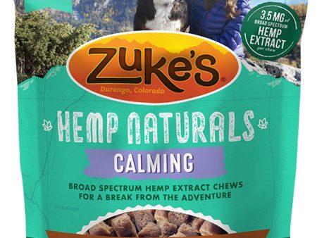 Zukes Dog Hemp Naturals Calm Grain Free Peanut Butter 5oz. Online Sale