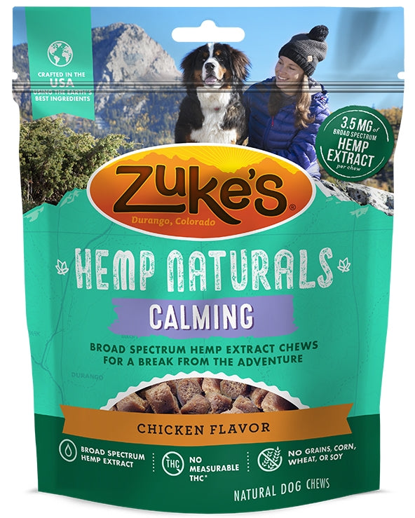 Zukes Dog Hemp Naturals Calm Grain Free Chicken 5oz. Online Hot Sale