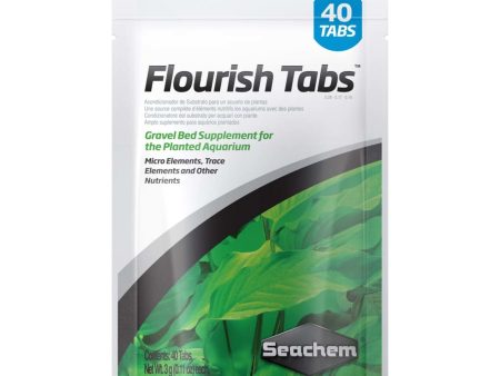 Seachem Laboratories Flourish Tabs Plant Supplement 1ea 4.2 oz., 40 ct Supply