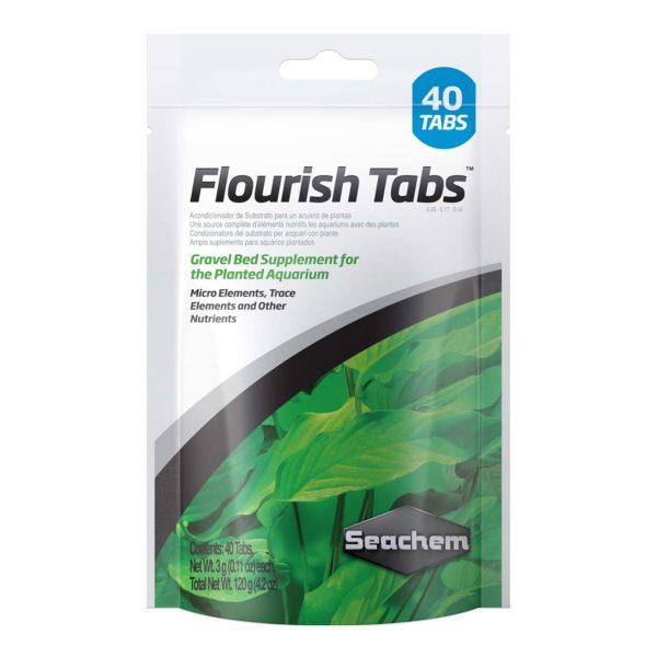 Seachem Laboratories Flourish Tabs Plant Supplement 1ea 4.2 oz., 40 ct Supply