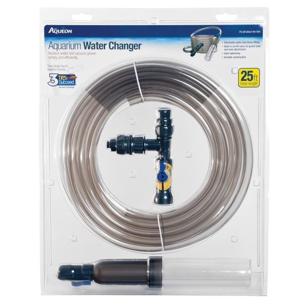 Aqueon Aquarium Water Changer 1ea 25 ft Hose Length Supply