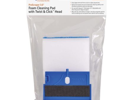 Aqueon ProScraper 3.0™ Foam Cleaning Pad & Twist & Click™ Head 1ea One Size Fashion