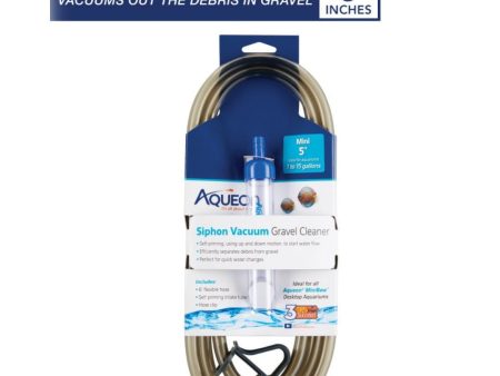 Aqueon Aquarium Siphon Vacuum Gravel Cleaner No Bulb 1ea Mini - 5 in Cheap