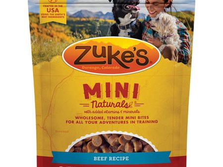 Zukes Dog Mini Natural Beef 1Lb Supply