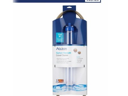 Aqueon Aquarium Siphon Vacuum Gravel Cleaner No Bulb 1ea Large - 16 in Sale