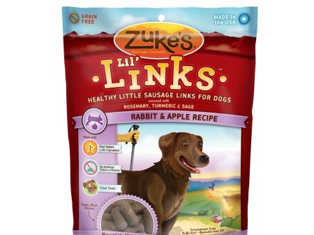 Zukes Dog Lil Links Rabbit 6oz. Supply