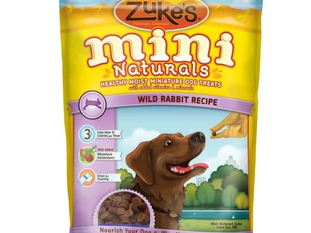 Zukes Dog Mini Natural Wild Rabbit 1Lb Supply