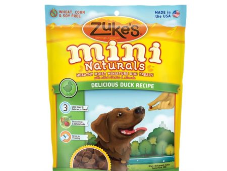 Zukes Dog Mini Naturals Delicious Duck 6oz. Supply