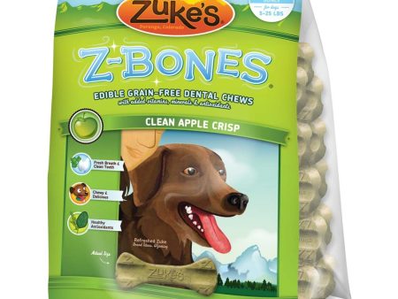 Zukes Dog Z-Bone Mini Apple 18 Count Pouch Discount