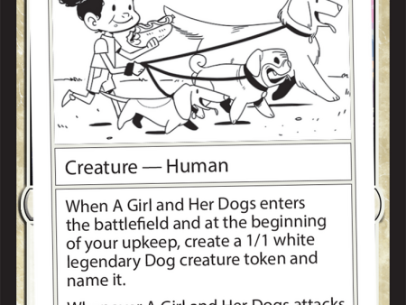 A Girl and Her Dogs [Mystery Booster 2 Playtest Cards] Online