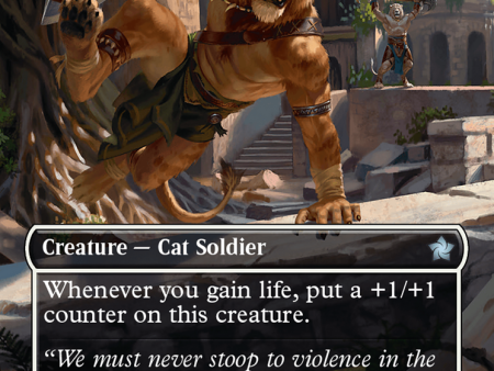 Ajani s Pridemate (Borderless) [Foundations] Sale