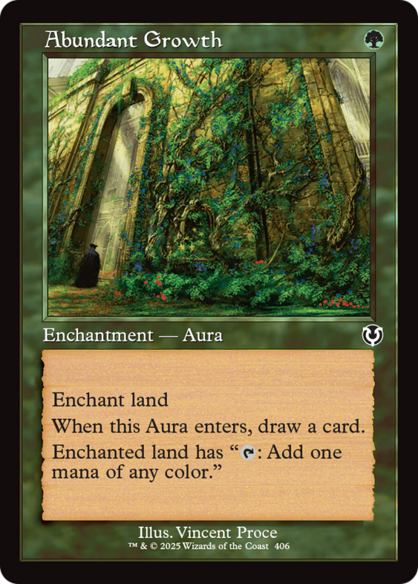 Abundant Growth (Retro Frame) [Innistrad Remastered] For Sale