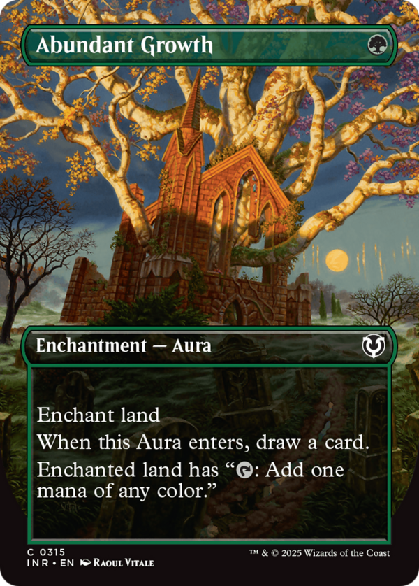 Abundant Growth (Borderless) [Innistrad Remastered] Online