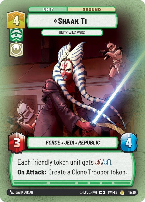 Shaak Ti - Unity Wins Wars (15 20) [Twilight of the Republic: Weekly Play] Supply