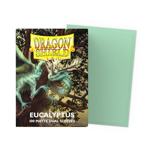 Dragon Shield Matte Dual - Eucalyptus Sleeves - (100ct) Standard Size Cheap