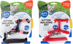 KITTEN WALKING SET SHITE DOTS BLACK RED For Discount